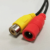 Black AV interface camera